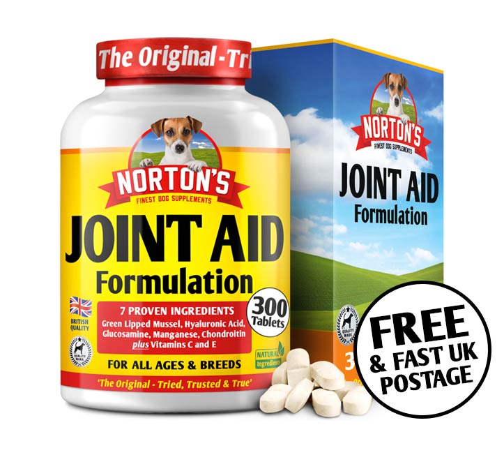 Norton's Joint Aid - The best joint supplements for dogs uk owners trust
